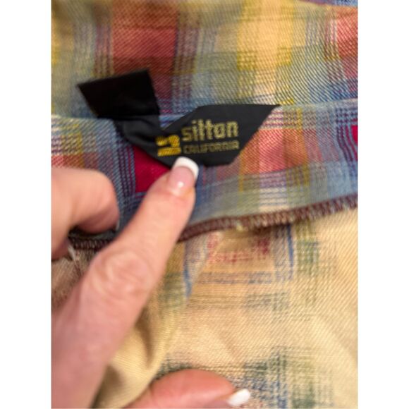 Silton California Vintage Jacket Full Zip Front Pockets Snap Cuffs Sz. M - Picture 14 of 14